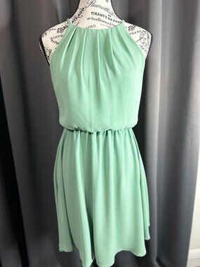 Lush Cocktail/Spring Dress, X-Small, Green, Mini Dress [Pre-owned]